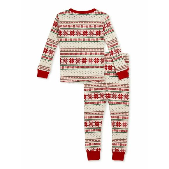 Baby Toddler Christmas Pajamas 2Pc Snug Fit Family Matching PJs 9M 12M 18M - Picture 2 of 3